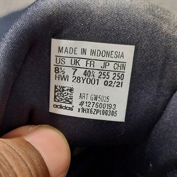 Adidas Womens Sz 8.5 Puremotion GW5035 Blue Running Shoes Sneakers - Picture 8 of 8